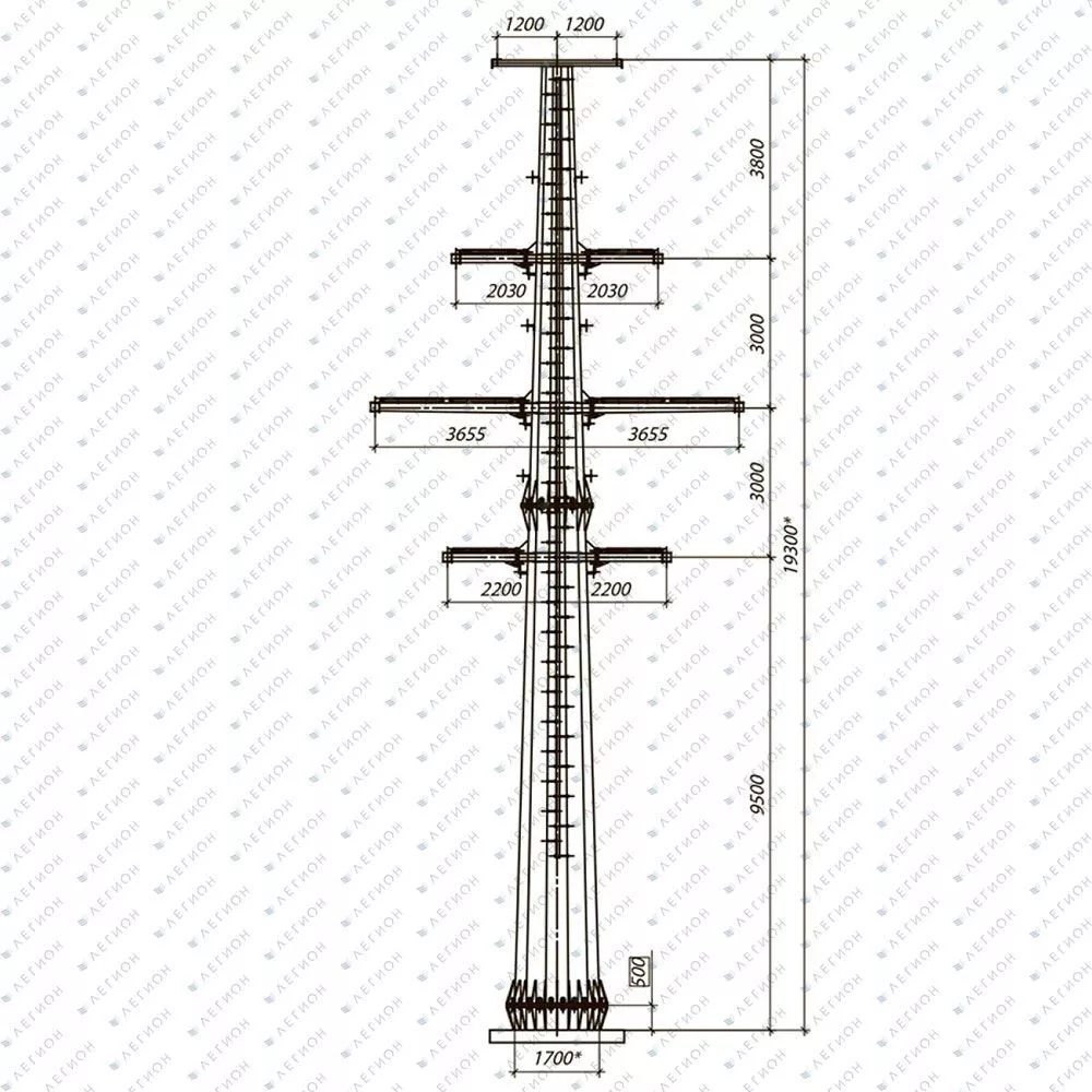 Многогранная опора УМ110-4