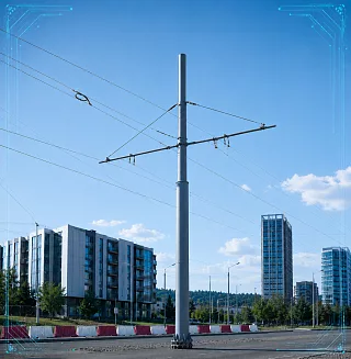 Опоры контактной сети