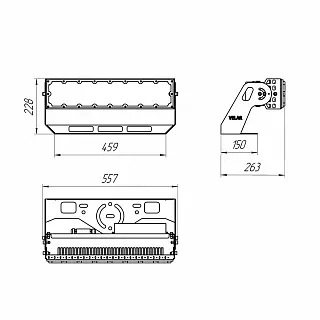 Прожектор VL-PRIME 300-01-G60-5К (80RA)
